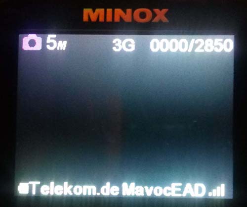 Minox DTC 1100 Empfang
